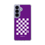 スリムプロテクションケース［ Racing checkered flag Purple - レーシングチェッカーフラッグ パープル ］