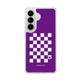 スリムプロテクションケース［ Racing checkered flag Purple - レーシングチェッカーフラッグ パープル ］