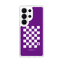 スリムプロテクションケース［ Racing checkered flag Purple - レーシングチェッカーフラッグ パープル ］