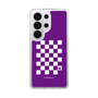 スリムプロテクションケース［ Racing checkered flag Purple - レーシングチェッカーフラッグ パープル ］