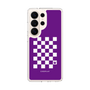 スリムプロテクションケース［ Racing checkered flag Purple - レーシングチェッカーフラッグ パープル ］