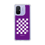 スリムプロテクションケース［ Racing checkered flag Purple - レーシングチェッカーフラッグ パープル ］