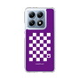 スリムプロテクションケース［ Racing checkered flag Purple - レーシングチェッカーフラッグ パープル ］