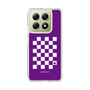 スリムプロテクションケース［ Racing checkered flag Purple - レーシングチェッカーフラッグ パープル ］