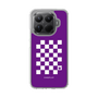 スリムプロテクションケース［ Racing checkered flag Purple - レーシングチェッカーフラッグ パープル ］