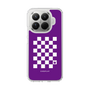スリムプロテクションケース［ Racing checkered flag Purple - レーシングチェッカーフラッグ パープル ］