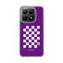 スリムプロテクションケース［ Racing checkered flag Purple - レーシングチェッカーフラッグ パープル ］