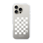 スリムプロテクションケース［ Racing checkered flag White - レーシングチェッカーフラッグ ホワイト ］