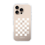 スリムプロテクションケース［ Racing checkered flag White - レーシングチェッカーフラッグ ホワイト ］