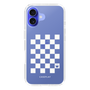 スリムプロテクションケース［ Racing checkered flag White - レーシングチェッカーフラッグ ホワイト ］