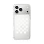 スリムプロテクションケース［ Racing checkered flag White - レーシングチェッカーフラッグ ホワイト ］