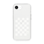 スリムプロテクションケース［ Racing checkered flag White - レーシングチェッカーフラッグ ホワイト ］