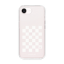 スリムプロテクションケース［ Racing checkered flag White - レーシングチェッカーフラッグ ホワイト ］