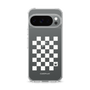 スリムプロテクションケース［ Racing checkered flag White - レーシングチェッカーフラッグ ホワイト ］