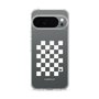 スリムプロテクションケース［ Racing checkered flag White - レーシングチェッカーフラッグ ホワイト ］