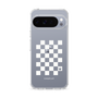 スリムプロテクションケース［ Racing checkered flag White - レーシングチェッカーフラッグ ホワイト ］