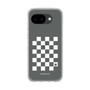 スリムプロテクションケース［ Racing checkered flag White - レーシングチェッカーフラッグ ホワイト ］