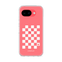 スリムプロテクションケース［ Racing checkered flag White - レーシングチェッカーフラッグ ホワイト ］