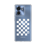 スリムプロテクションケース［ Racing checkered flag White - レーシングチェッカーフラッグ ホワイト ］