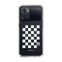 スリムプロテクションケース［ Racing checkered flag White - レーシングチェッカーフラッグ ホワイト ］