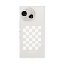 スリムプロテクションケース［ Racing checkered flag White - レーシングチェッカーフラッグ ホワイト ］