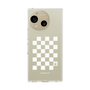 スリムプロテクションケース［ Racing checkered flag White - レーシングチェッカーフラッグ ホワイト ］