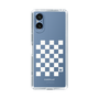 スリムプロテクションケース［ Racing checkered flag White - レーシングチェッカーフラッグ ホワイト ］