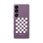 スリムプロテクションケース［ Racing checkered flag White - レーシングチェッカーフラッグ ホワイト ］