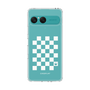 スリムプロテクションケース［ Racing checkered flag White - レーシングチェッカーフラッグ ホワイト ］