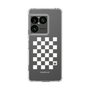 スリムプロテクションケース［ Racing checkered flag White - レーシングチェッカーフラッグ ホワイト ］