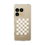 スリムプロテクションケース［ Racing checkered flag White - レーシングチェッカーフラッグ ホワイト ］