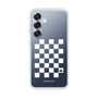 スリムプロテクションケース［ Racing checkered flag White - レーシングチェッカーフラッグ ホワイト ］