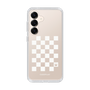 スリムプロテクションケース［ Racing checkered flag White - レーシングチェッカーフラッグ ホワイト ］