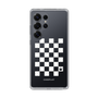 スリムプロテクションケース［ Racing checkered flag White - レーシングチェッカーフラッグ ホワイト ］