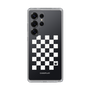 スリムプロテクションケース［ Racing checkered flag White - レーシングチェッカーフラッグ ホワイト ］