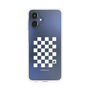 スリムプロテクションケース［ Racing checkered flag White - レーシングチェッカーフラッグ ホワイト ］