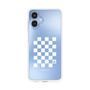 スリムプロテクションケース［ Racing checkered flag White - レーシングチェッカーフラッグ ホワイト ］