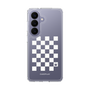 スリムプロテクションケース［ Racing checkered flag White - レーシングチェッカーフラッグ ホワイト ］