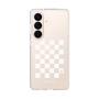 スリムプロテクションケース［ Racing checkered flag White - レーシングチェッカーフラッグ ホワイト ］