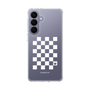 スリムプロテクションケース［ Racing checkered flag White - レーシングチェッカーフラッグ ホワイト ］