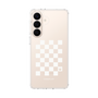 スリムプロテクションケース［ Racing checkered flag White - レーシングチェッカーフラッグ ホワイト ］