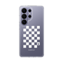 スリムプロテクションケース［ Racing checkered flag White - レーシングチェッカーフラッグ ホワイト ］