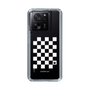 スリムプロテクションケース［ Racing checkered flag White - レーシングチェッカーフラッグ ホワイト ］