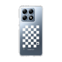 スリムプロテクションケース［ Racing checkered flag White - レーシングチェッカーフラッグ ホワイト ］