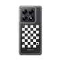 スリムプロテクションケース［ Racing checkered flag White - レーシングチェッカーフラッグ ホワイト ］