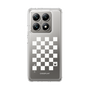 スリムプロテクションケース［ Racing checkered flag White - レーシングチェッカーフラッグ ホワイト ］