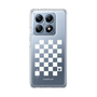 スリムプロテクションケース［ Racing checkered flag White - レーシングチェッカーフラッグ ホワイト ］