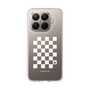 スリムプロテクションケース［ Racing checkered flag White - レーシングチェッカーフラッグ ホワイト ］
