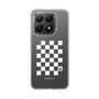 スリムプロテクションケース［ Racing checkered flag White - レーシングチェッカーフラッグ ホワイト ］