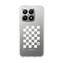 スリムプロテクションケース［ Racing checkered flag White - レーシングチェッカーフラッグ ホワイト ］